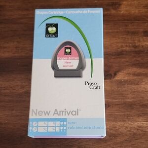 Cricut New Arrival Shapes Cartridge - Pink and Gray